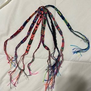 Hand braided bracelets